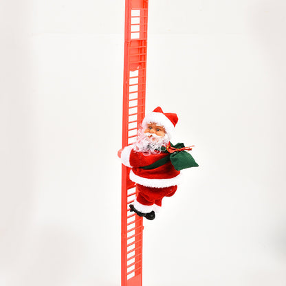 Climbing Ladder Electric Santa Claus