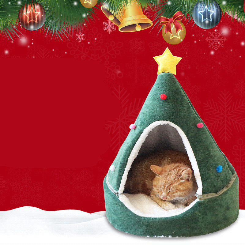 Christmas Tee Cat/Dog Bed