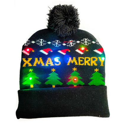 LED Christmas Knitted Beanie