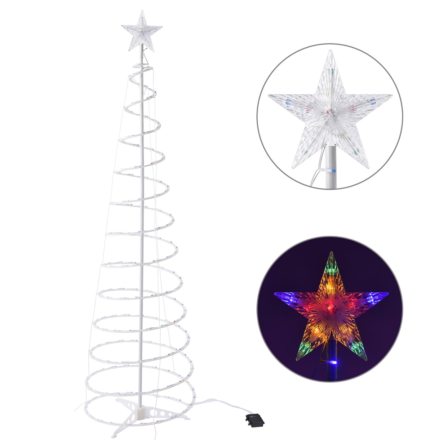 LED Spiral Christmas Tree