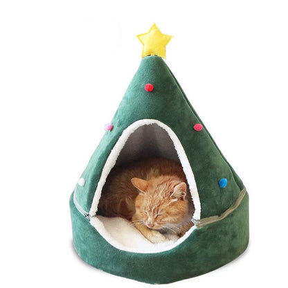 Christmas Tee Cat/Dog Bed