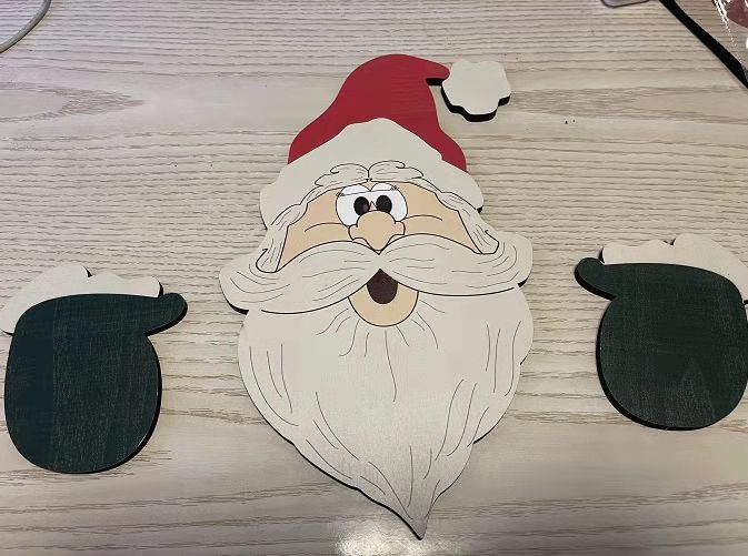 Christmas Themed Garden Fence Top Decoration