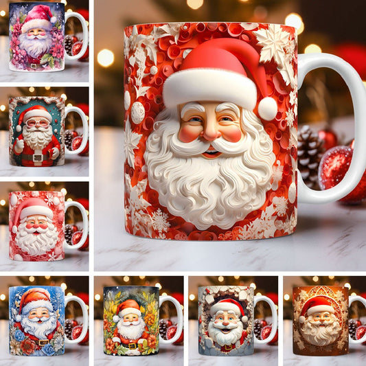 3D Christmas Ceramic Mug