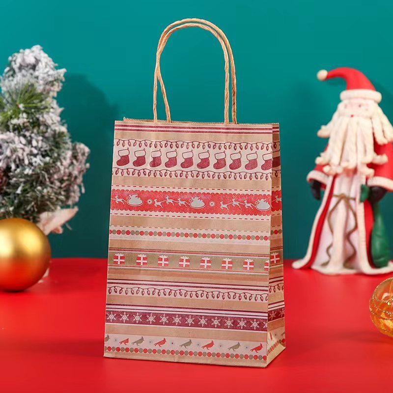 Christmas Gift Wrapping Paper Bag