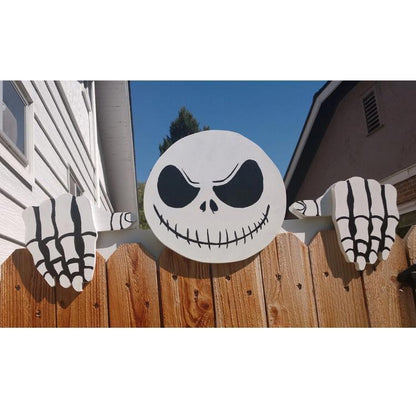 Christmas Themed Garden Fence Top Decoration