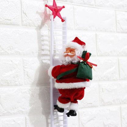 Climbing Ladder Electric Santa Claus