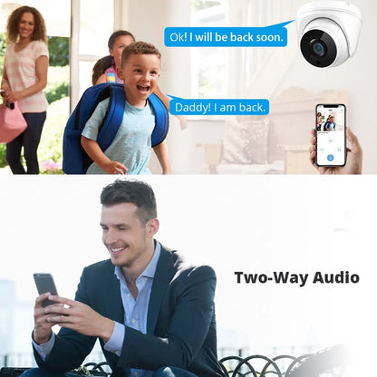 Two Way Audio Video Home Security Camera