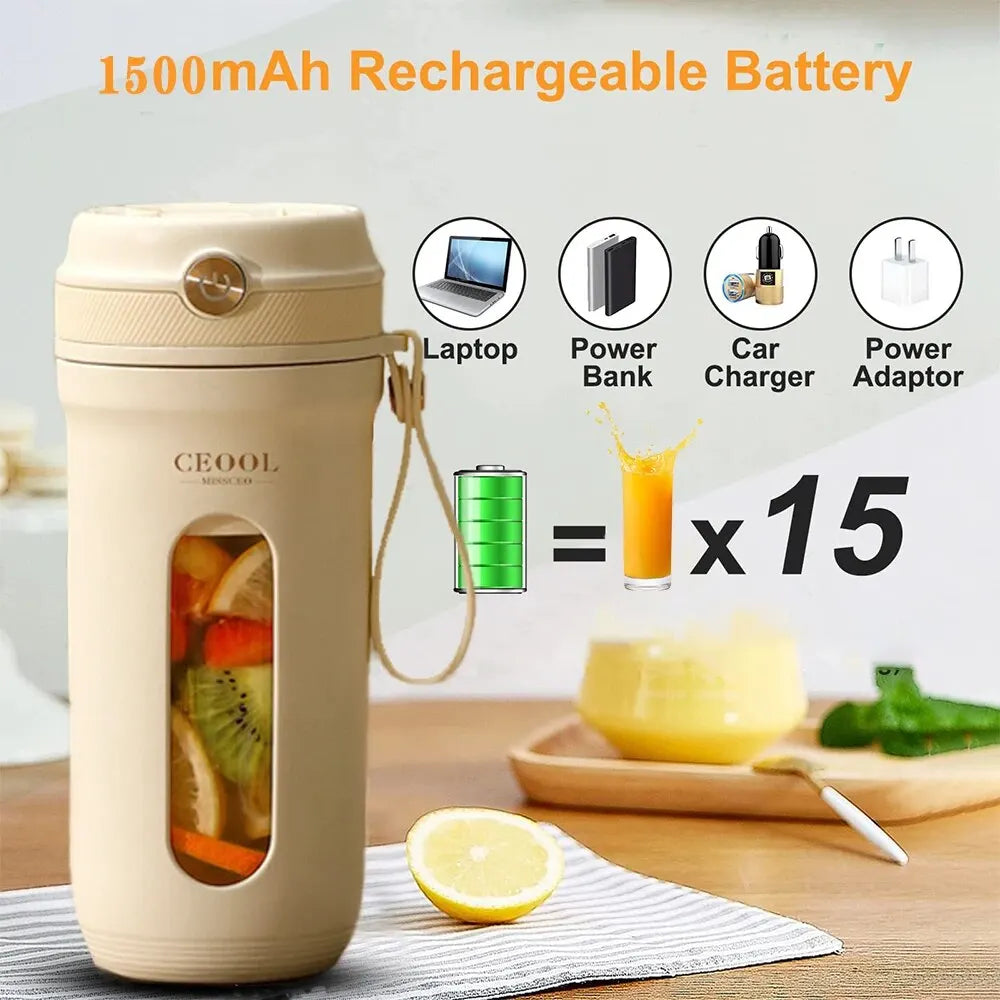 350ML Electric Portable Juicer Blender