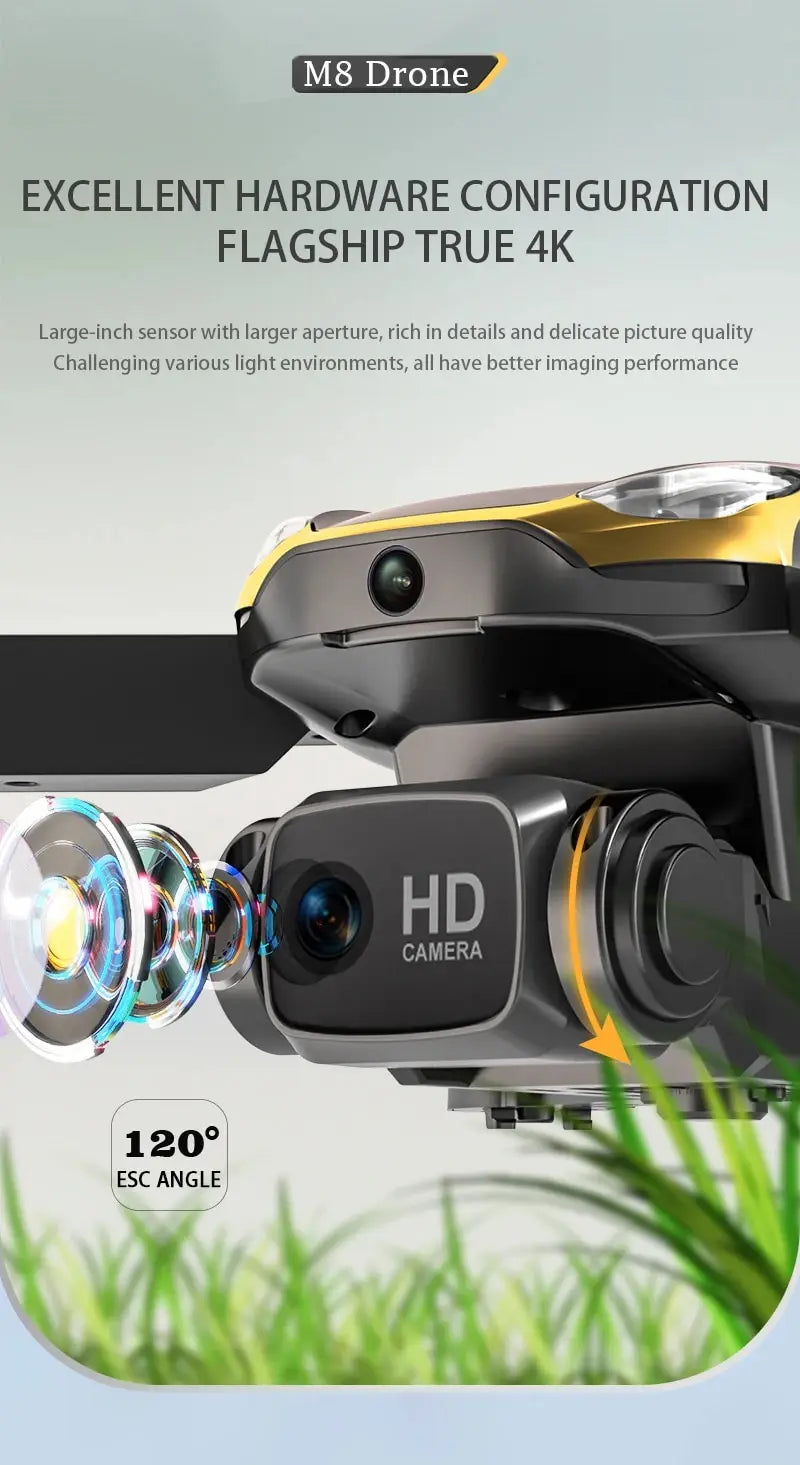 8K Professional Remote-controlled Drone Camera