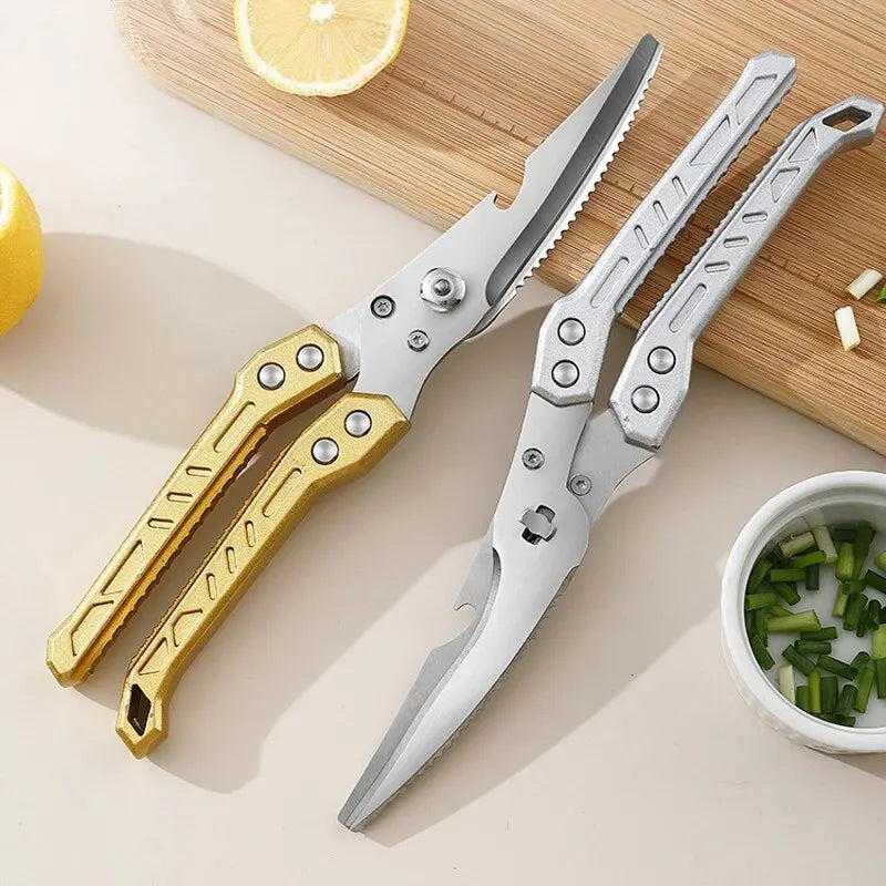 Stainless Steel Chicken Bone Kitchen Scissors Cutter