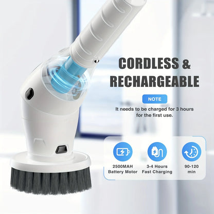 8 In 1 Electric Cleaning Brush Water Proof