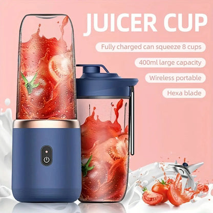 Multifunction Portable Electric Double Cup Juicer