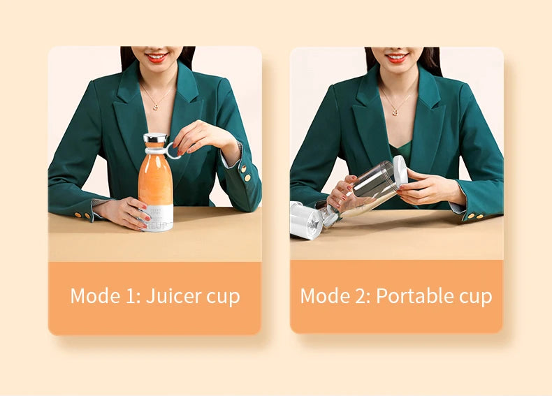 1400mAh Electric 350ml Mini Portable Blender