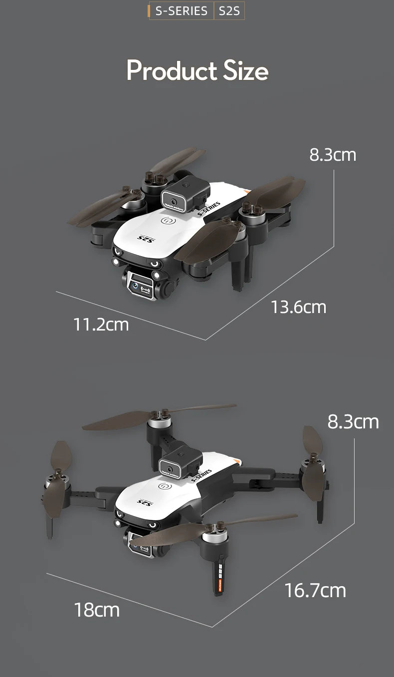 8K Professional Drone Dual Camera Brushless