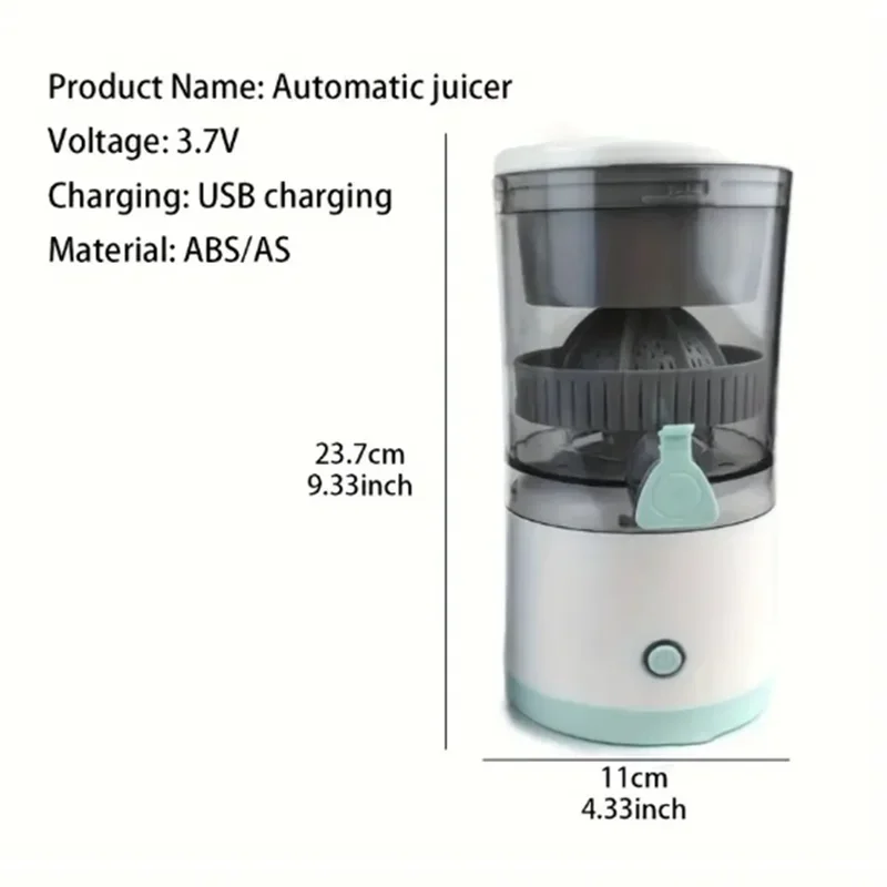 Electric Squeezer USB Wireless Charging  Juicer