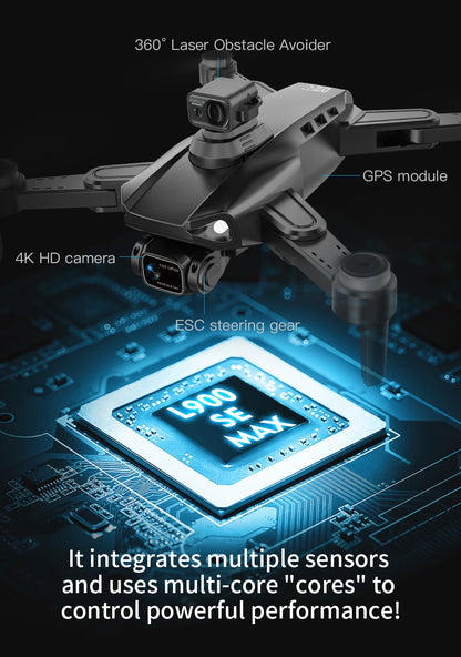 4K Professional Foldable Drone Dual Camera