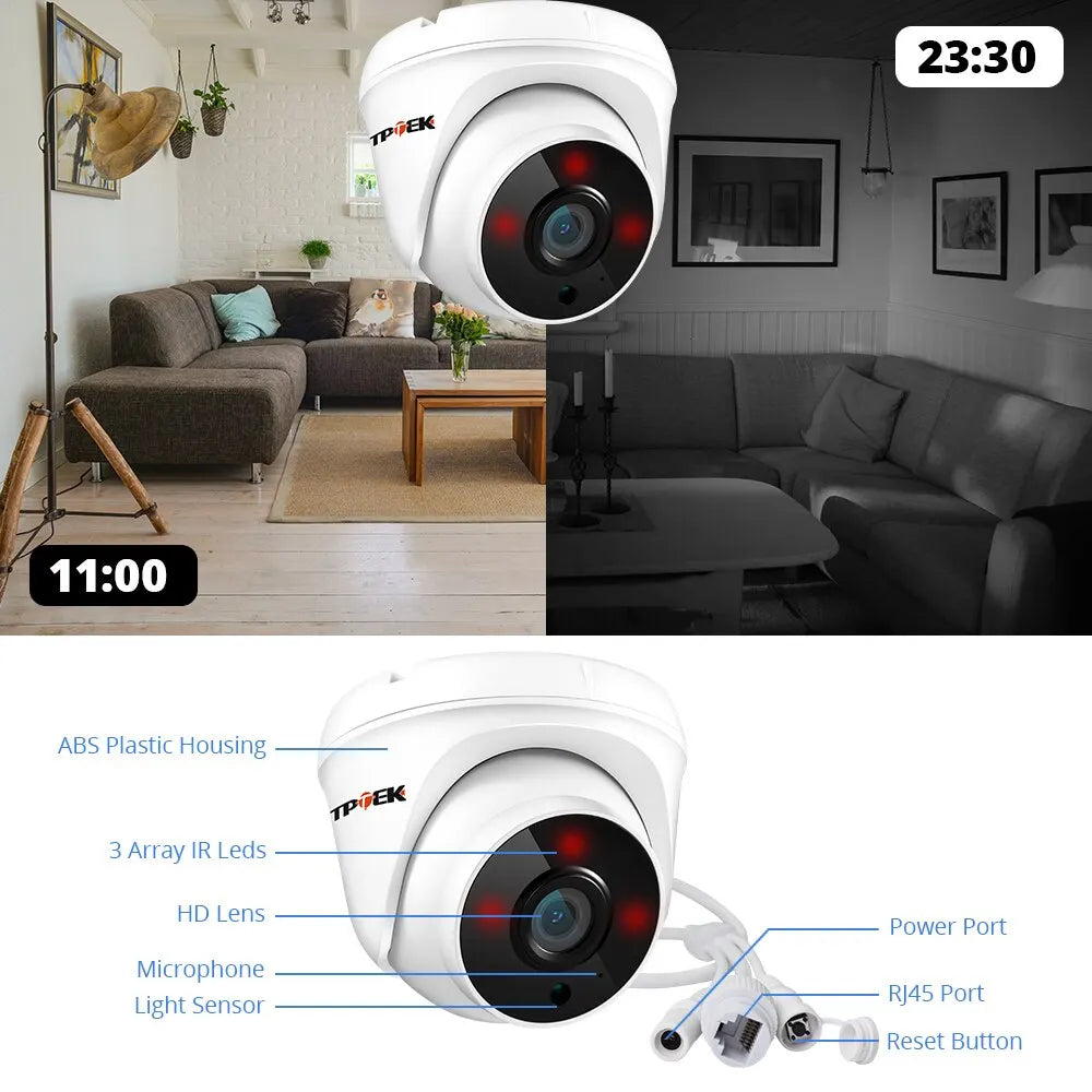 Two Way Audio Video Home Security Camera