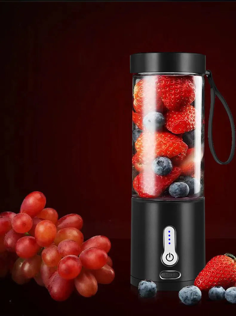 530ML Portable Rechargeable Fruit Mixer Juicer