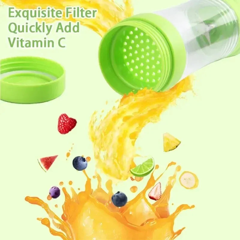 Electric Portable Rechargeable 6 Blade Mini Juicer