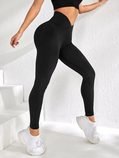 Elastic High Waist Seamless Yoga Pant