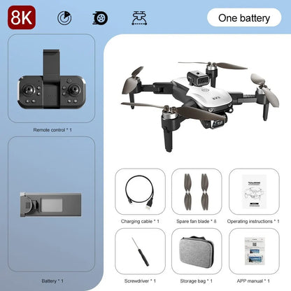 8K Professional Drone Dual Camera Brushless