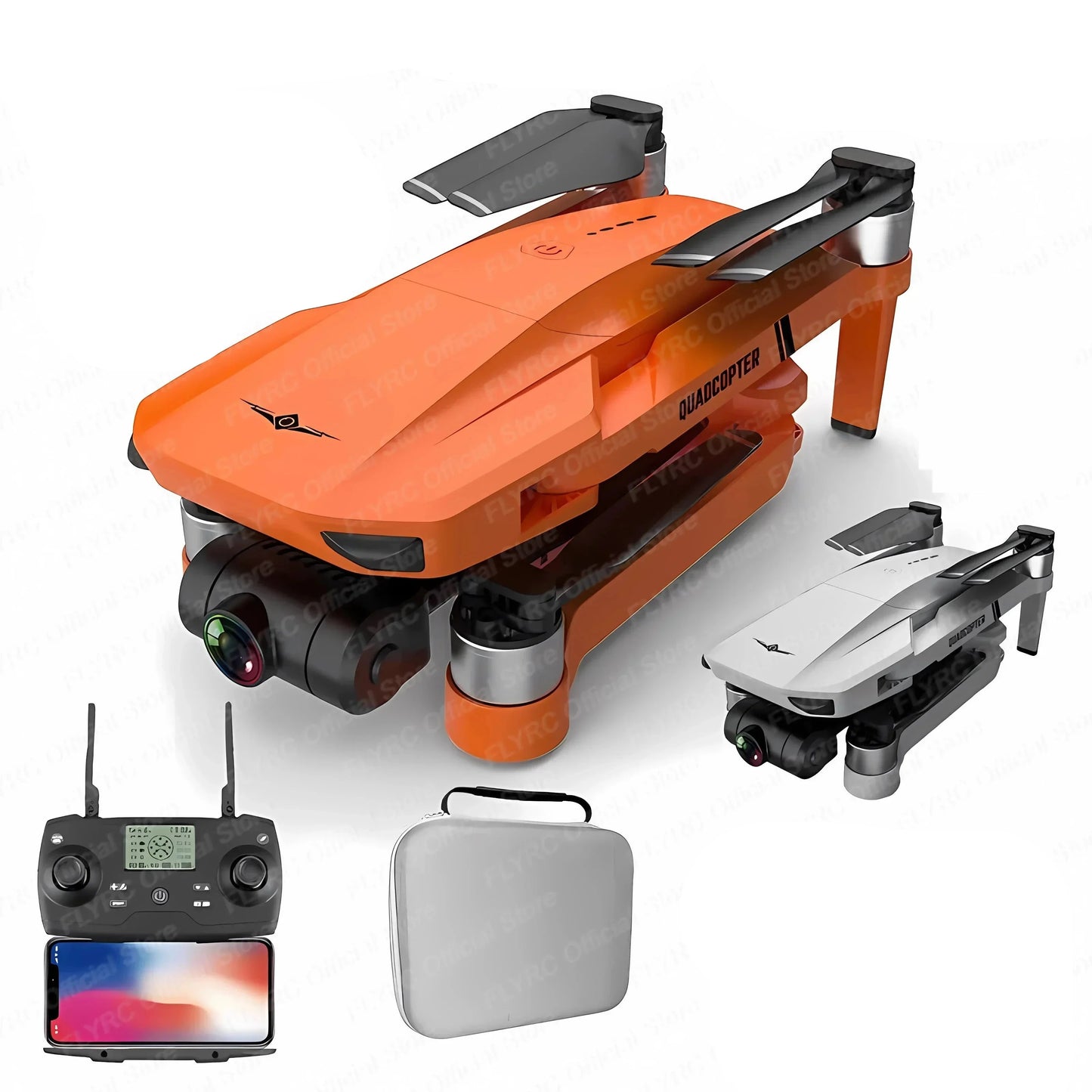 8K Professional Foldable RC Drone Dual Camera Brushless