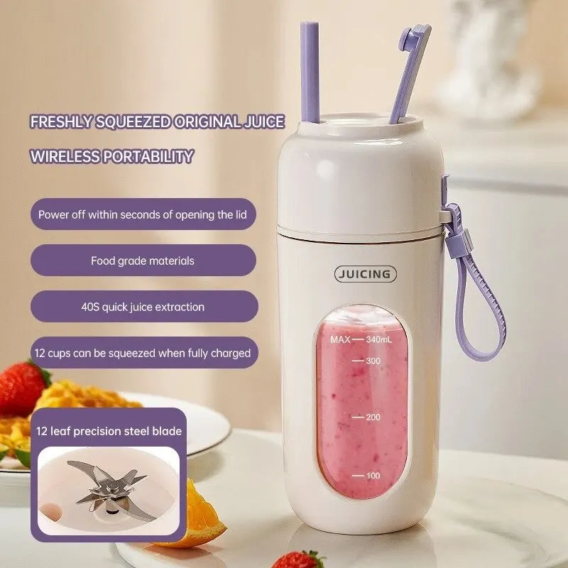 Portable Wireless Rechargeable Juice