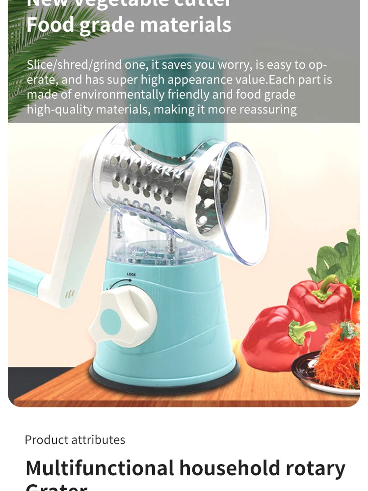 Multifunctional Roller Vegetable Cutter