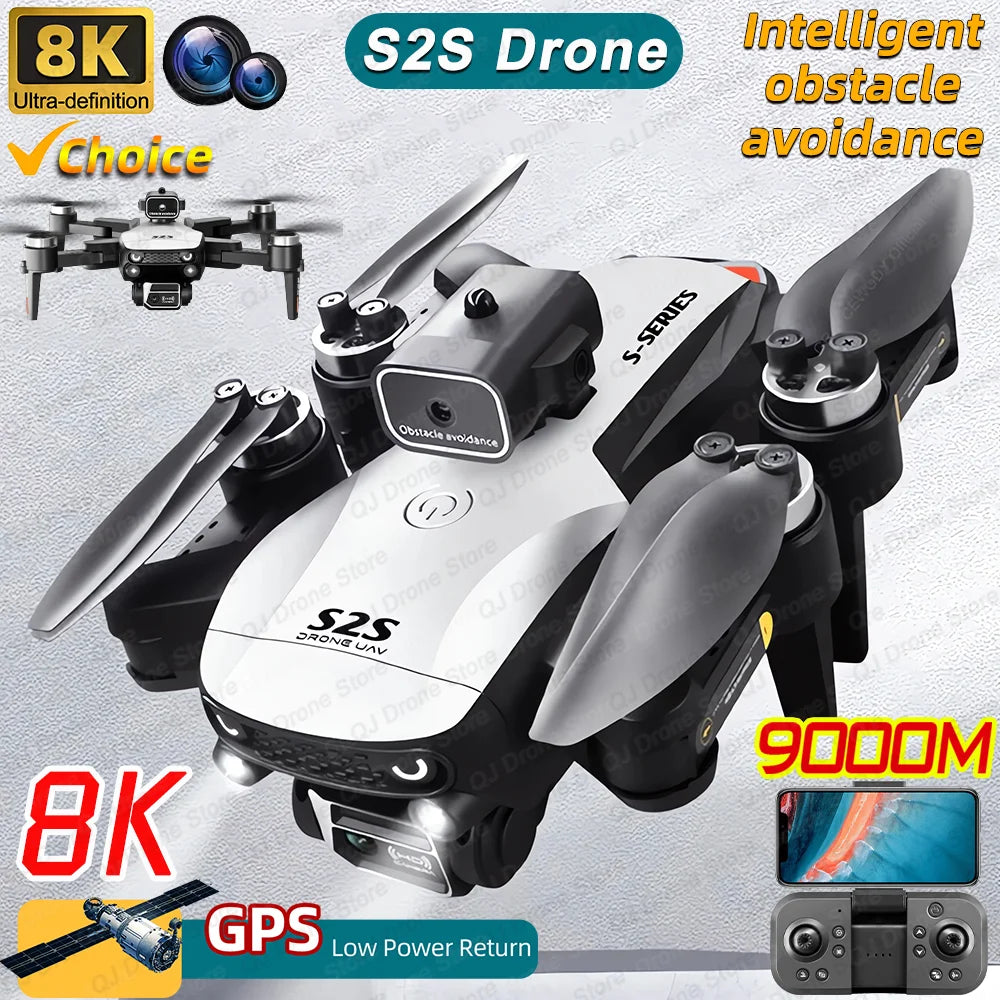 8K Professional Drone Dual Camera Brushless