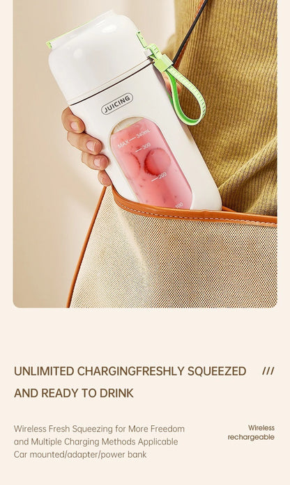 Portable Wireless Rechargeable Juice