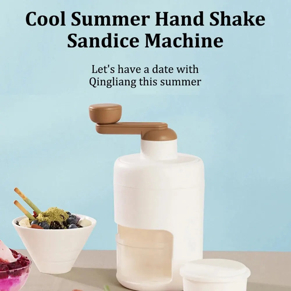 Hand-Operated Shaved Ice Milk Shake Making Machine