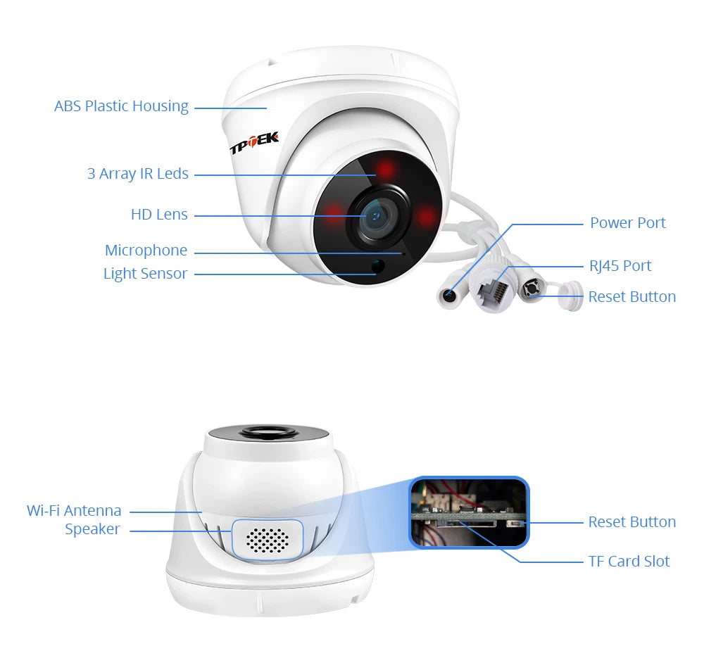 Two Way Audio Video Home Security Camera