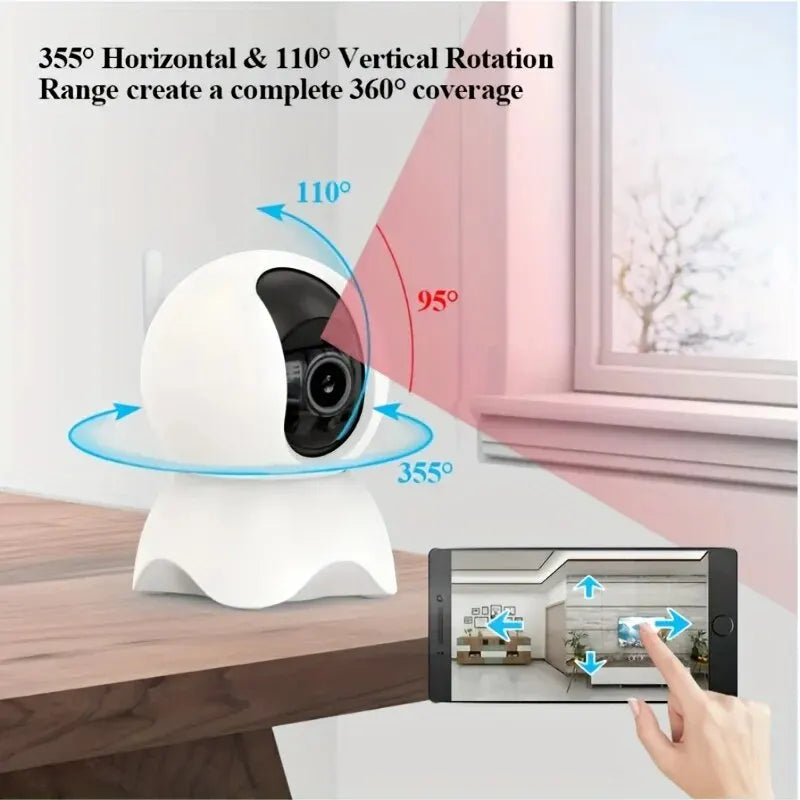 2MP WiFi Smart Home Security Cameras