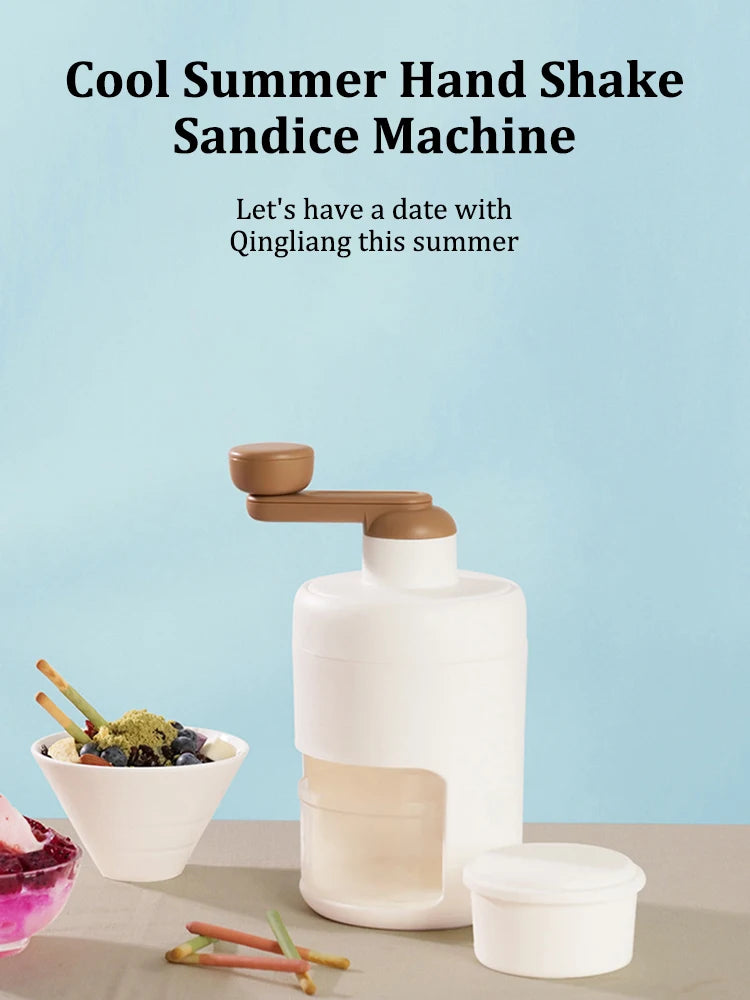 Hand-Operated Shaved Ice Milk Shake Making Machine