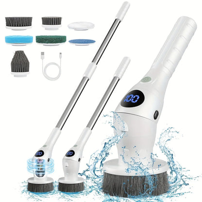 8 In 1 Electric Cleaning Brush Water Proof