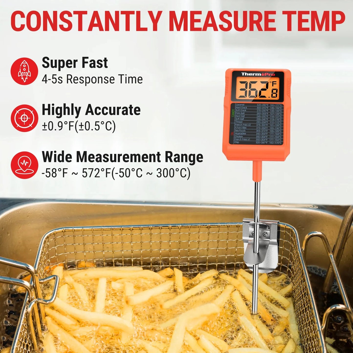 Digital Instant Reading BBQ Meat Oven Grill Thermometer