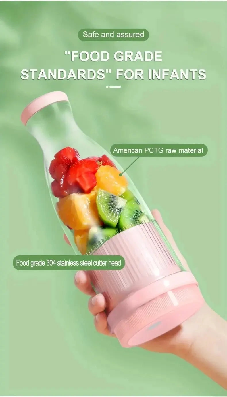 Portable Electric Mini  Juicer Blender