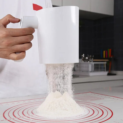 1Liter Electric Flour Sieve Kitchen Pastry Cake Tool