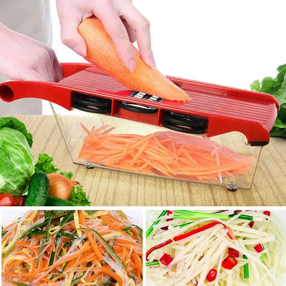 Multi-function 6 Blades Grater Vegetable Cutter