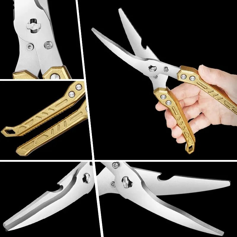 Stainless Steel Chicken Bone Kitchen Scissors Cutter