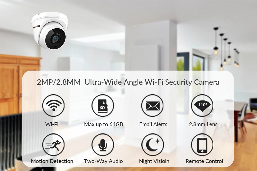 Two Way Audio Video Home Security Camera