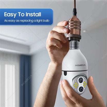 4MP 10X ZOOM Light Bulb Security Camera