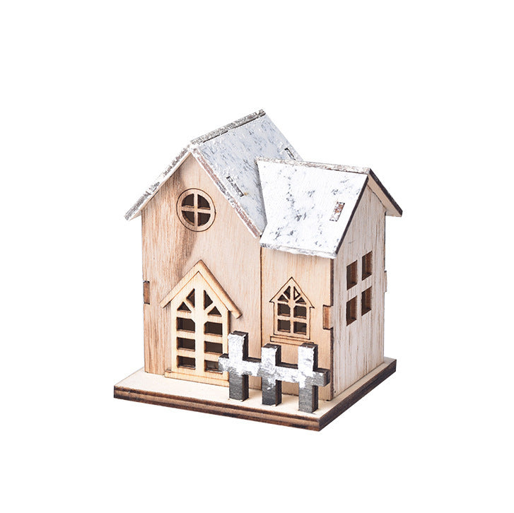 LED Wooden Christmas House