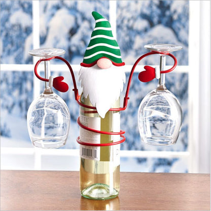 Christmas Snowman Wine Decor