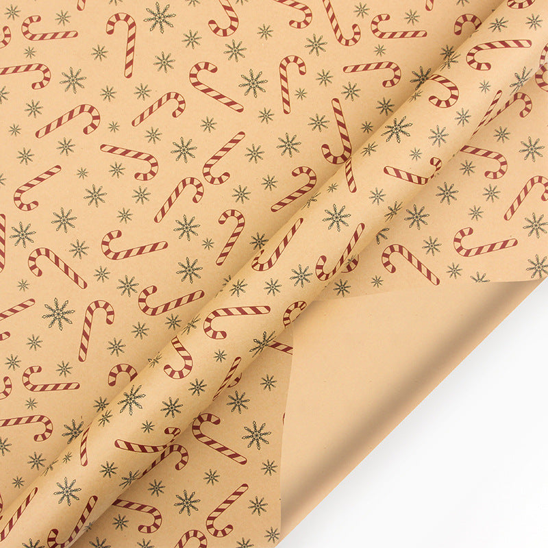 Vintage Christmas Kraft Wrapping Paper