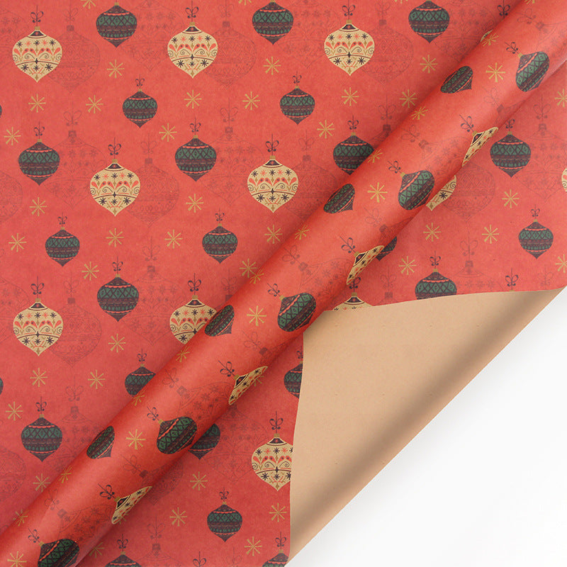 Vintage Christmas Kraft Wrapping Paper