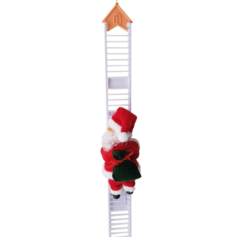 Climbing Ladder Electric Santa Claus